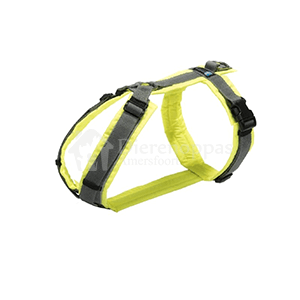 Anny-X tuig hond Protect neongeel grijs hondentuig
