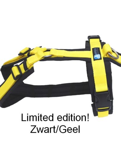 tuigje annyX anny-X gevoerd Y-tuig limited edition yellow black geel zwart