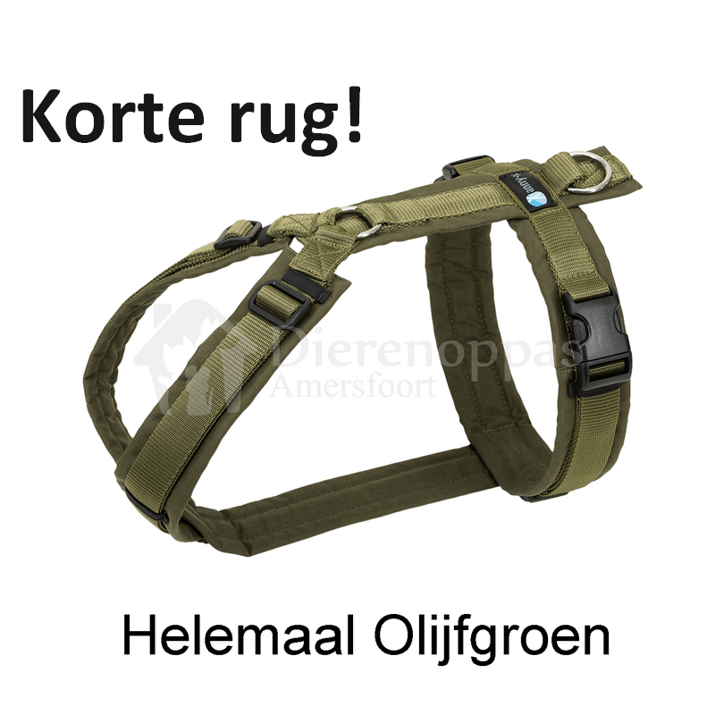Anny X tuig olijfgroen legergroen short korte rug