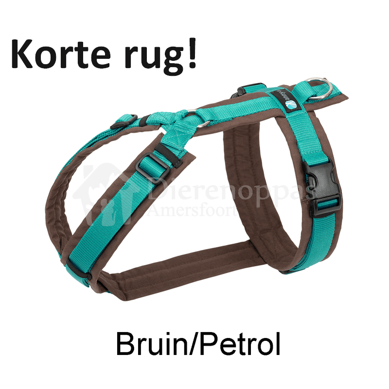 Anny X tuig short korte rug bruin petrol