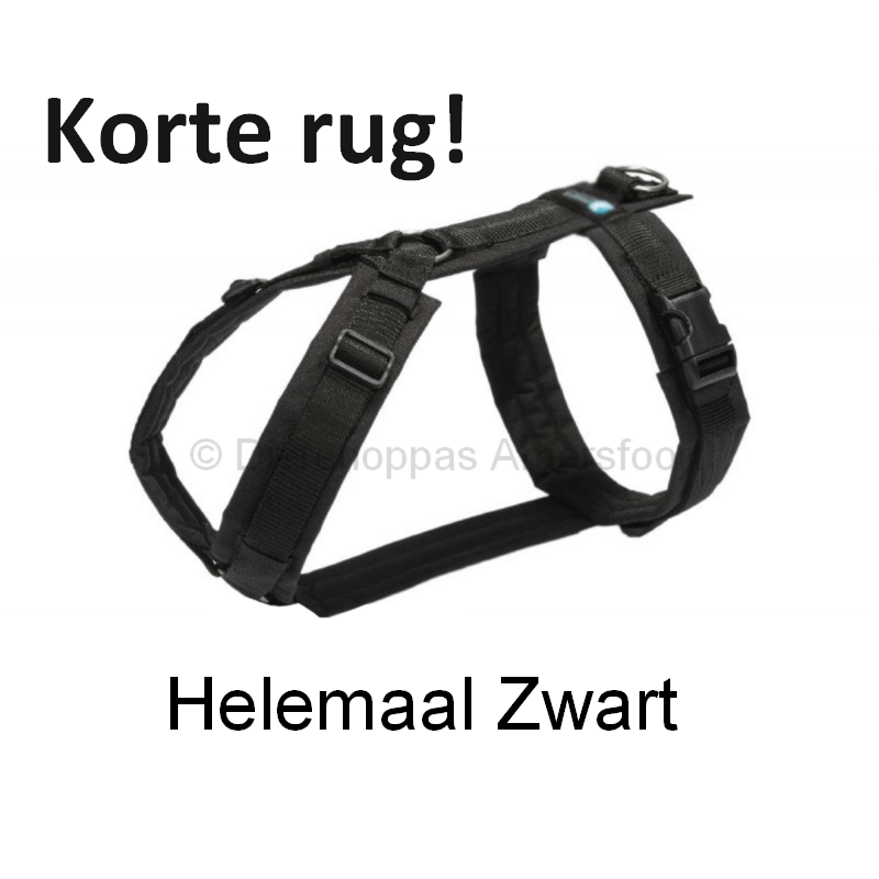 Anny X tuig zwart black short korte rug